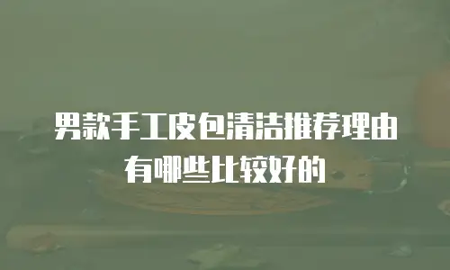 男款手工皮包清洁推荐理由有哪些比较好的