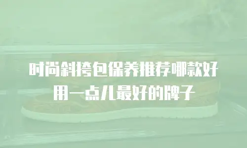 时尚斜挎包保养推荐哪款好用一点儿最好的牌子