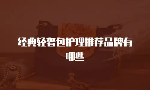 经典轻奢包护理推荐品牌有哪些