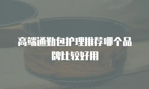 高端通勤包护理推荐哪个品牌比较好用