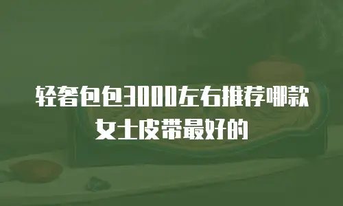 轻奢包包3000左右推荐哪款女士皮带最好的