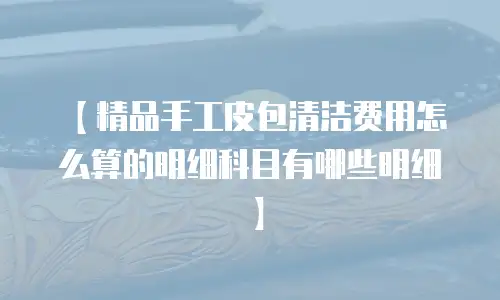 【精品手工皮包清洁费用怎么算的明细科目有哪些明细】