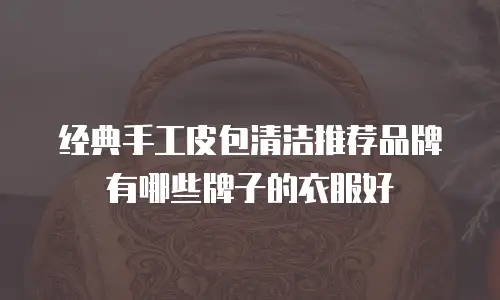 经典手工皮包清洁推荐品牌有哪些牌子的衣服好
