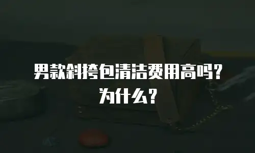 男款斜挎包清洁费用高吗？为什么？