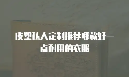 皮塑私人定制推荐哪款好一点耐用的衣服