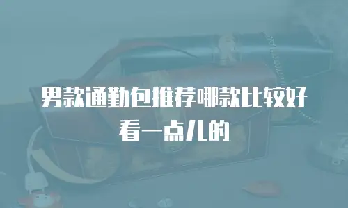 男款通勤包推荐哪款比较好看一点儿的