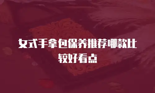 女式手拿包保养推荐哪款比较好看点