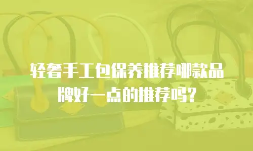 轻奢手工包保养推荐哪款品牌好一点的推荐吗？