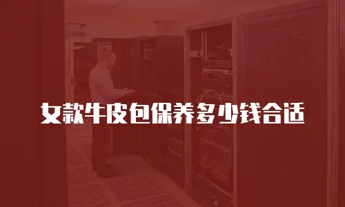 女款牛皮包保养多少钱合适