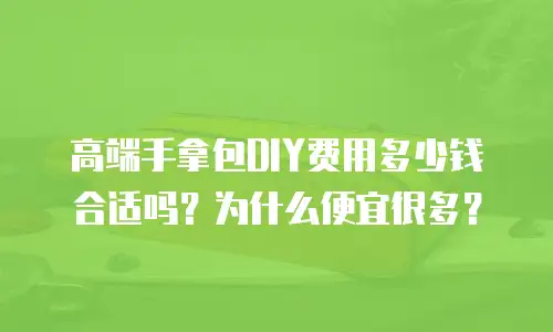 高端手拿包DIY费用多少钱合适吗？为什么便宜很多？