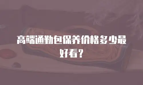 高端通勤包保养价格多少最好看？