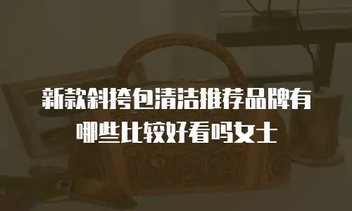 新款斜挎包清洁推荐品牌有哪些比较好看吗女士