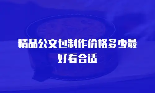 精品公文包制作价格多少最好看合适