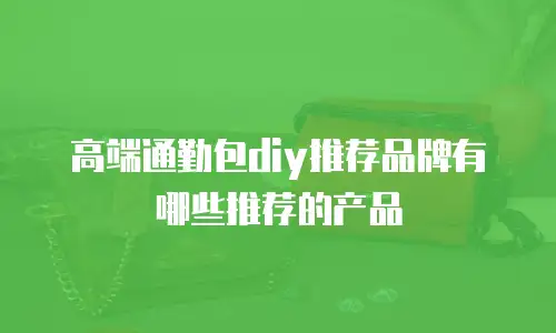 高端通勤包diy推荐品牌有哪些推荐的产品