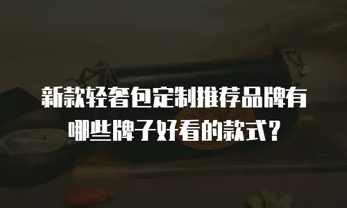 新款轻奢包定制推荐品牌有哪些牌子好看的款式？