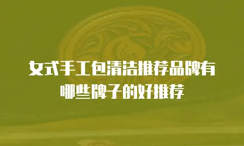 女式手工包清洁推荐品牌有哪些牌子的好推荐