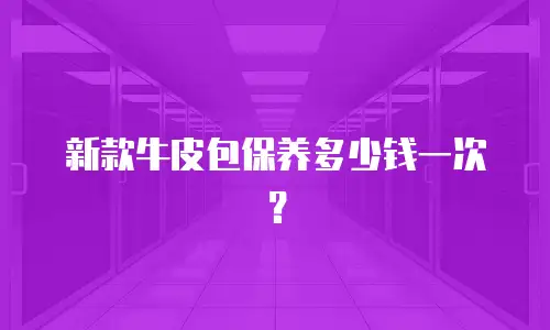 新款牛皮包保养多少钱一次？