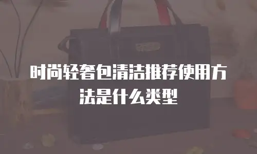 时尚轻奢包清洁推荐使用方法是什么类型