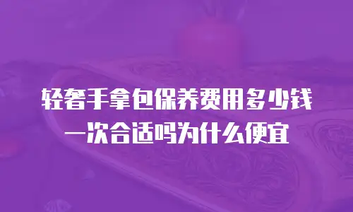 轻奢手拿包保养费用多少钱一次合适吗为什么便宜