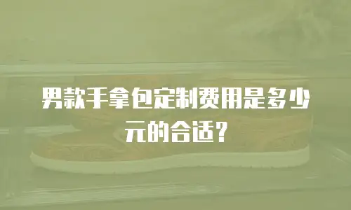 男款手拿包定制费用是多少元的合适？