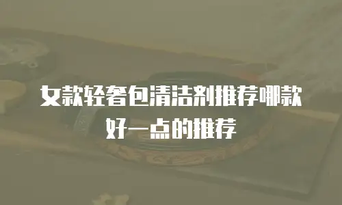 女款轻奢包清洁剂推荐哪款好一点的推荐