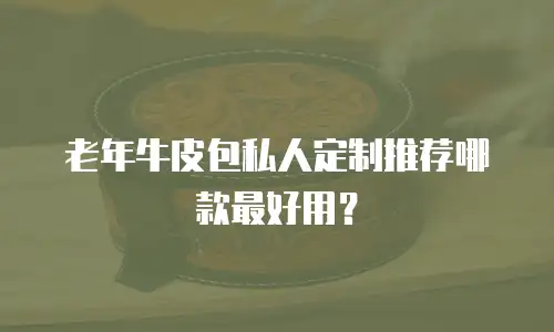 老年牛皮包私人定制推荐哪款最好用？