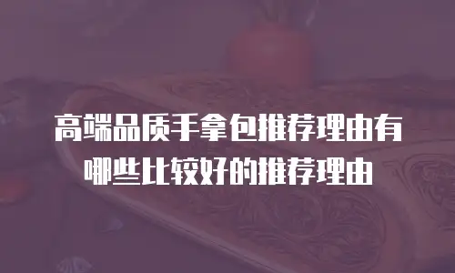 高端品质手拿包推荐理由有哪些比较好的推荐理由