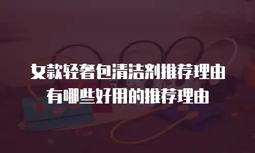 女款轻奢包清洁剂推荐理由有哪些好用的推荐理由
