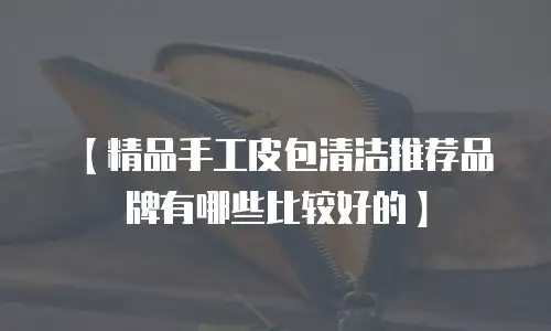 【精品手工皮包清洁推荐品牌有哪些比较好的】