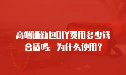 高端通勤包DIY费用多少钱合适吗：为什么使用？