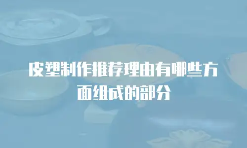 皮塑制作推荐理由有哪些方面组成的部分