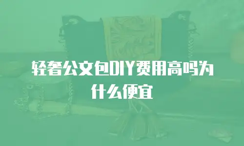 轻奢公文包DIY费用高吗为什么便宜