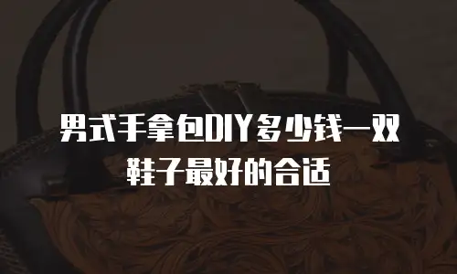 男式手拿包DIY多少钱一双鞋子最好的合适