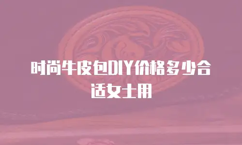 时尚牛皮包DIY价格多少合适女士用