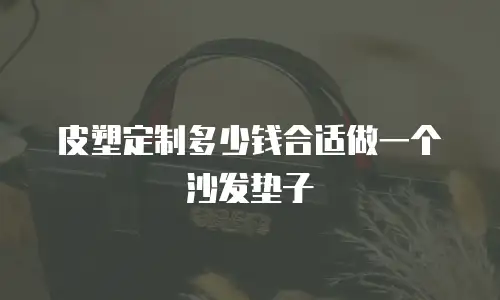 皮塑定制多少钱合适做一个沙发垫子