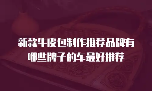 新款牛皮包制作推荐品牌有哪些牌子的车最好推荐