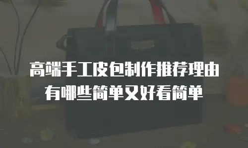 高端手工皮包制作推荐理由有哪些简单又好看简单