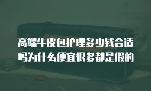 高端牛皮包护理多少钱合适吗为什么便宜很多都是假的
