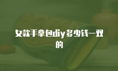 女款手拿包diy多少钱一双的
