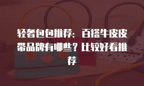 轻奢包包推荐：百搭牛皮皮带品牌有哪些？比较好看推荐