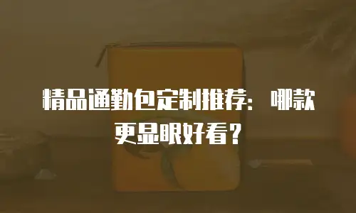精品通勤包定制推荐：哪款更显眼好看？