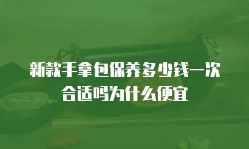 新款手拿包保养多少钱一次合适吗为什么便宜