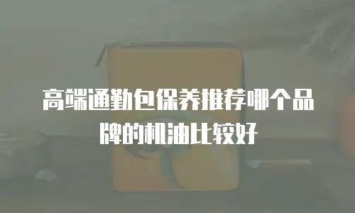 高端通勤包保养推荐哪个品牌的机油比较好