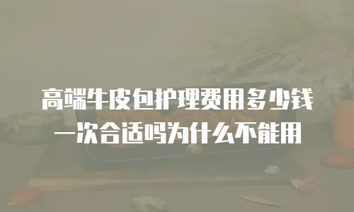 高端牛皮包护理费用多少钱一次合适吗为什么不能用