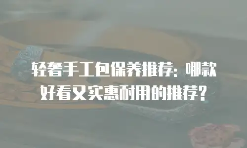 轻奢手工包保养推荐: 哪款好看又实惠耐用的推荐?