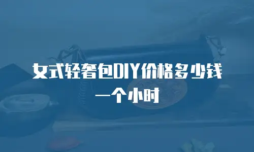 女式轻奢包DIY价格多少钱一个小时