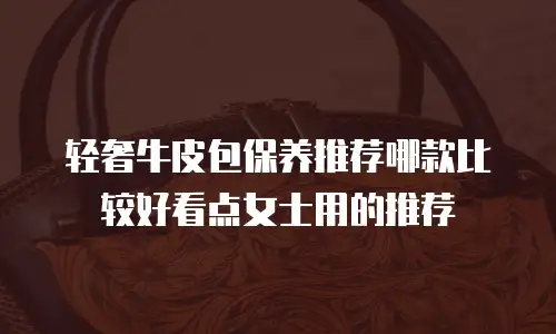 轻奢牛皮包保养推荐哪款比较好看点女士用的推荐