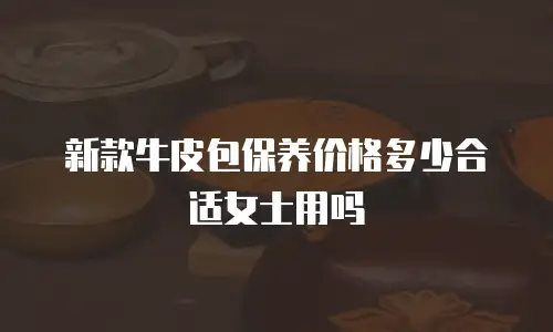 新款牛皮包保养价格多少合适女士用吗