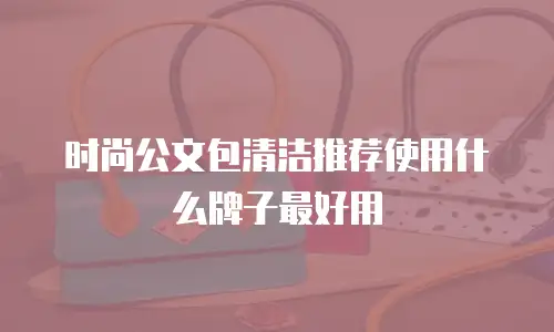时尚公文包清洁推荐使用什么牌子最好用