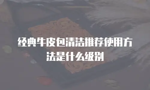 经典牛皮包清洁推荐使用方法是什么级别